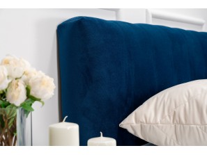 Łóżko tapicerowane do sypialni MONACO ze stelażem i pojemnikiem na pościel 5