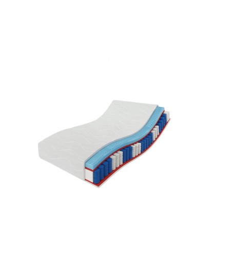 Materac kieszeniowy PREMIUM 80x200x25 – 7 stref, pianka masująca, H3, pocket