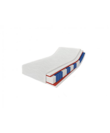 Materac kieszeniowy SALSA POCKET  120x200x24 H3/H3 – średnio-twardy, dwustronny, sprężysty, antyalergiczny