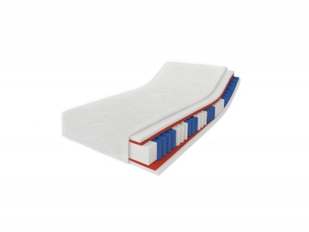 Materac kieszeniowy 160x200 SALSA POCKET H3/H3, dwustronny, sprężysty, antyalergiczny, wys. 24cm