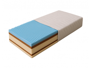 Materac piankowy MASSAGE H3/H4, dwustronny, pianka T30, visco, naturalny materac, wys. 20cm