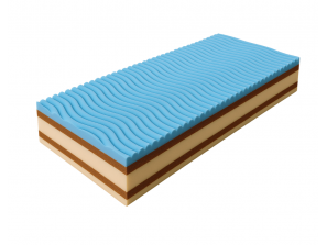Materac piankowy MASSAGE H3/H4, dwustronny, pianka T30, visco, naturalny materac, wys. 20cm 1