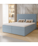 Łóżko kontynentalne VICTORIA z wbudowanym materacem i pojemnikami na pościel 1