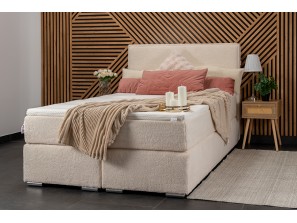 Łóżko tapicerowane FROTTA pocket + materac salsa