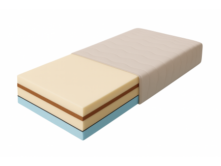 Materac piankowy DUAL H3/H4, dwustronny, pianka T25, T30, odporny na odkształcenia, wys. 15/20 cm