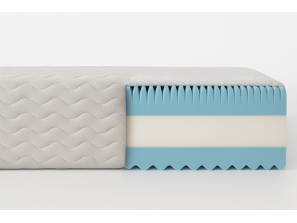 Materac piankowy LIMA dwustronny, H3, z warstwą masującą