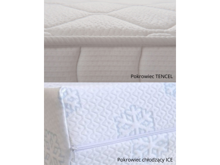 Materac piankowy MASSAGE H3/H4, 20cm, dwustronny, pianka T30, visco, naturalny materac