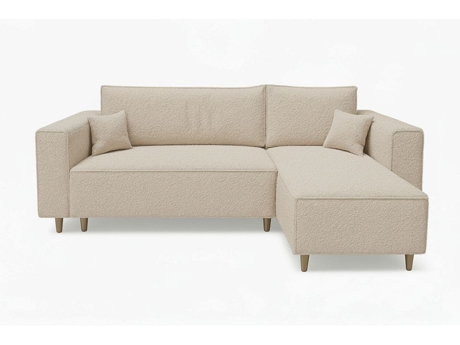 Nowoczesny narożnik z funkcją spania RIO Boucle