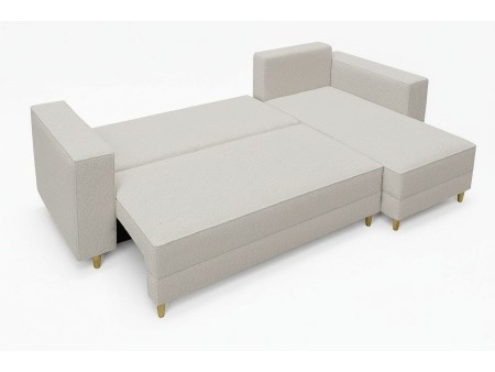 Nowoczesny narożnik z funkcją spania RIO Boucle 22