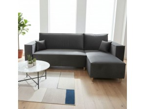 Narożnik z funkcją spania RIO Velur 5a