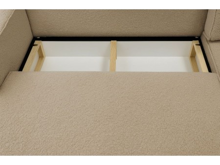 Nowoczesny narożnik z funkcją spania RIO Boucle