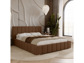 Łóżko tapicerowane 160x200 ALMA z pojemnikiem