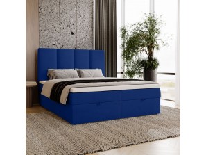 Łóżko kontynentalne 200x200 MALMO z pojemnikiem i materacem