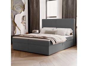 Łóżko kontynentalne 120x200 NATURE z pojemnikiem na pościel