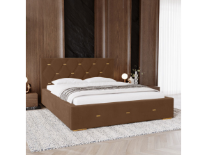 Łóżko tapicerowane 120x200 GOLDEN PREMIUM z pojemnikiem