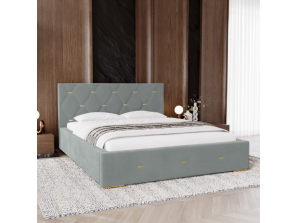 Łóżko tapicerowane 160x200 GOLDEN PREMIUM z pojemnikiem