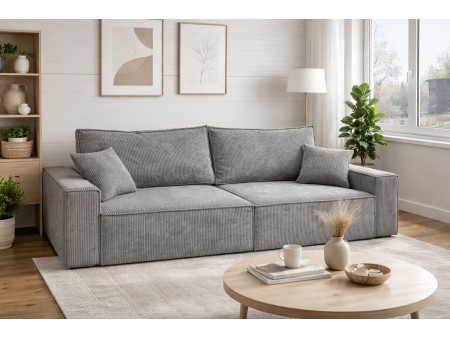 Sofa rozkładana MILANO z pojemnikiem na pościel Apollo