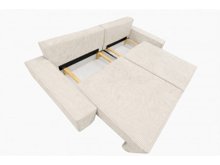 Sofa rozkładana MILANO z pojemnikiem na pościel Apollo