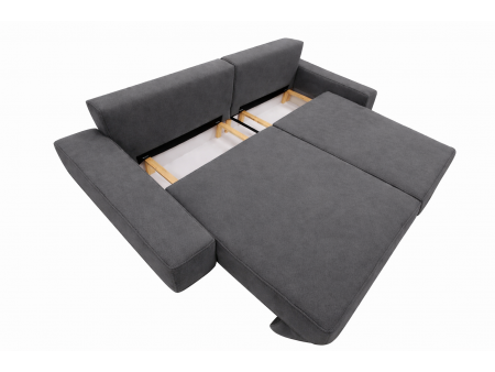 Sofa do salonu MILANO z funkcją spania i pojemnikiem na pościel Velur