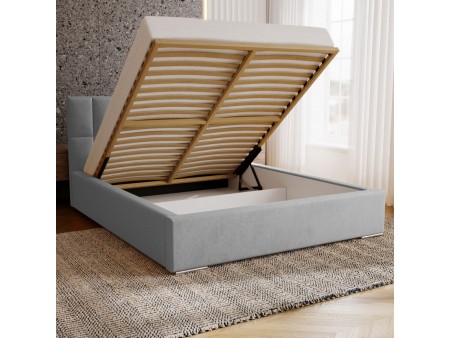 Łóżko tapicerowane 200x200 DREAM z pojemnikiem