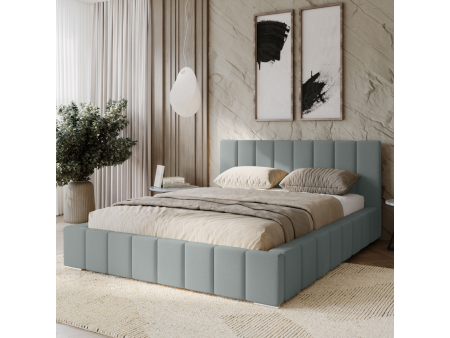 Łóżko tapicerowane 180x200 MENOS z pojemnikiem na pościel