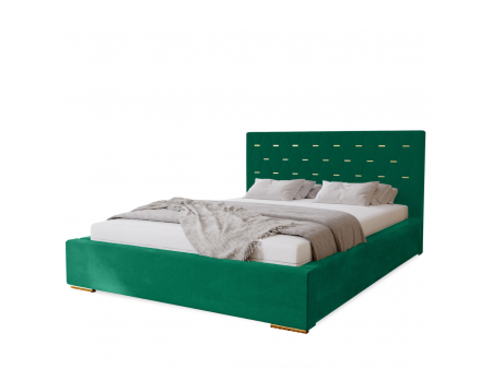 Łóżko tapicerowane 160x200 GOLDEN z pojemnikiem na pościel