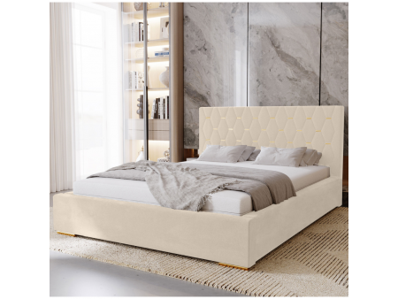 Łóżko tapicerowane 180x200 GOLDEN z pojemnikiem na pościel