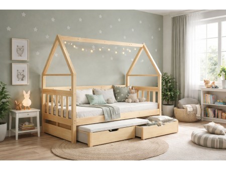 Łóżko dziecięce podwójne Lucy 75x160