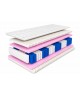Materac kieszeniowy 100x200 PARIS lateks, pocket, 7 stref, antyalergiczny H3 pianka T25, wys. 21cm