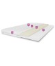Materac nawierzchniowy TOP5 LATEX 90x200x5 topper, nakładka na łóżko, H3 średnio twardy, dwustronny, antyalergiczny