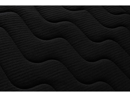 Pokrowiec na materac CZARNY BLACK - elegancki pokrowiec z przeszyciami