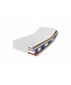 Materac kieszeniowy 140x200 MALAGA H4/H5, z kokosem, pianka T25, 7 stref, wys. 26cm