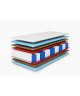 Materac kieszeniowy 120x200 MIAMI H4/H4, 23cm, warstwa masująca, pocket, kokos, 7 stref