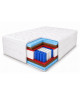 Materac kieszeniowy 120x200 MIAMI H4/H4, 23cm, warstwa masująca, pocket, kokos, 7 stref