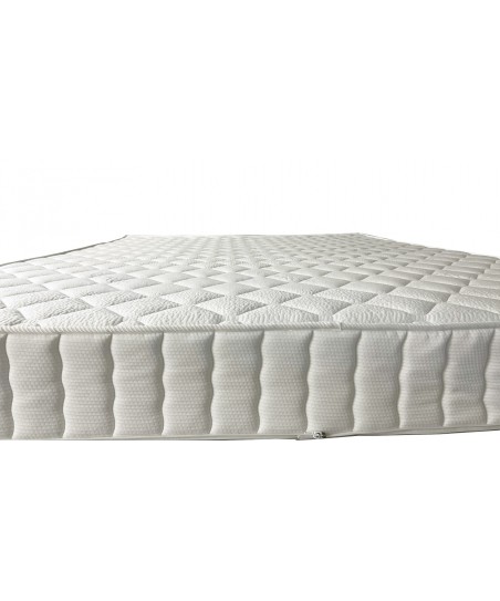 Materac kieszeniowy TENCEL LUX 80x200x36 – pocket, lateks, kokos, H3, średnio twardy, pianka T30, 7 stref, antyalergiczny