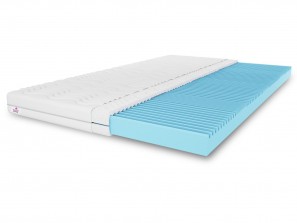 Materac nawierzchniowy masujący 160x200x8 topper, nakładka na łóżko, H3 średnio twardy, profilowany, dwustronny,...