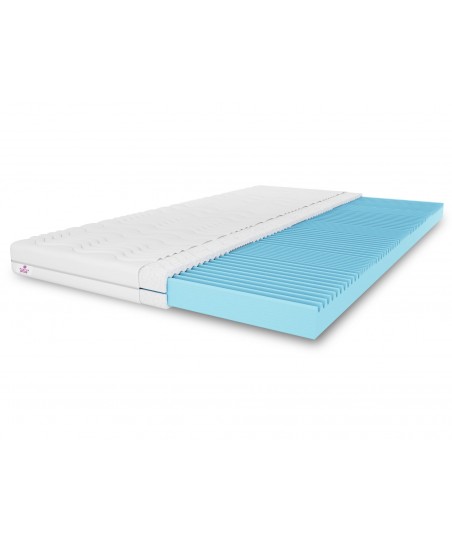 Materac nawierzchniowy masujący 180x200x10 topper, nakładka na łóżko, H3 średnio twardy, profilowany, dwustronny, antyalergiczny