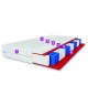 Materac kieszeniowy 200x200 LAMBADA H3, 15cm, pocket, antyalergiczny, 7 stref, pianka T25