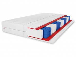 Matelas à ressorts ensachés double face SALSA Pocket 80x200x18cm - H3 medium firm