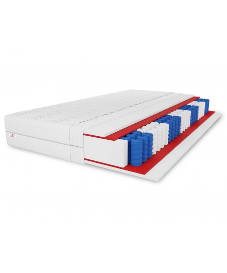 Materac kieszeniowy SALSA POCKET  80x200x18 H3/H3 – średnio-twardy, dwustronny, sprężysty, antyalergiczny