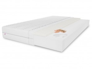 Materac piankowy 90x200x11 MEMORY średniotwardy H3, lateks, pianka T25, antyalergiczny