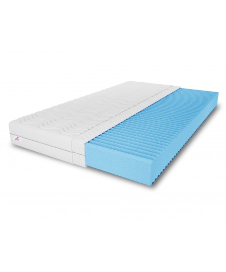 Materac piankowy NATURAL 140x200x10 – pianka T25, masujący, dwustronny, H3 średnio twardy, 7 stref