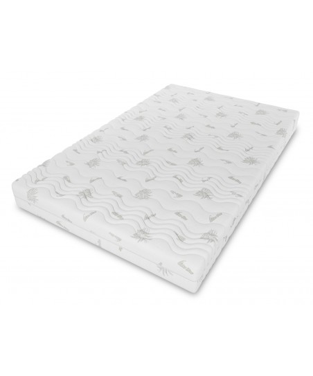 Materac piankowy Aloe Vera 140x200x15 cm - H3 średniotwardy