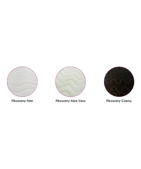 Materac kieszeniowy CAILANO 100x200x25 – visco, pocket, 7 stref, dwustronny, antyalergiczny H3 – średnio twardy