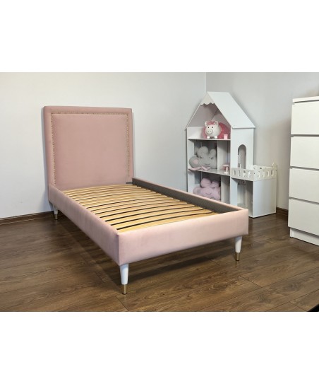 Łóżko dziecięce GLAM 80x200 cm z pojemnikiem na pościel i stelażem