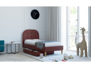 Lit d'enfant FIGO 80x180 cm avec conteneur de literie et cadre