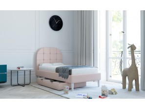 Dětská postel VERO 100x160 cm s kontejnerem na lůžkoviny a rámem
