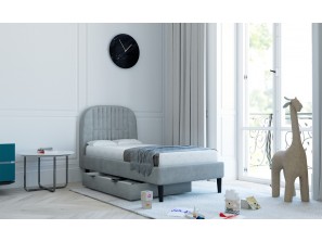 Lit d'enfant HUGO 90x180 cm avec conteneur de literie et cadre