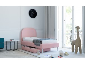 Dětská postel OSLO 80x160 cm s kontejnerem na lůžkoviny a rámem