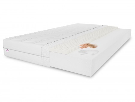 Materac piankowy 90x200 MEMORY H3, 20cm, z lateksem, antyalergiczny